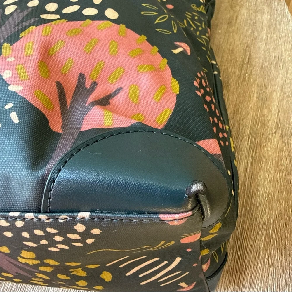 Radley London Epping Forest Tote Bag Navy Woodland Fox Mushroom Scottie Charm - Picture 9 of 15